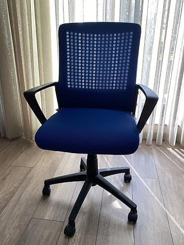 ofis aksesuarları: İşlənmiş, Təkərli, Qolları tənzimlənmir, Parça — 8