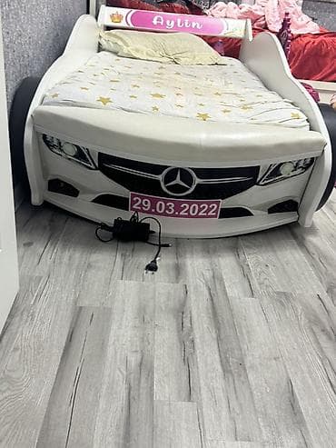 usag yellencek: Uşaq üçün maşın formalı çarpayı - Dizayn: Mercedes üslubunda ön — 3