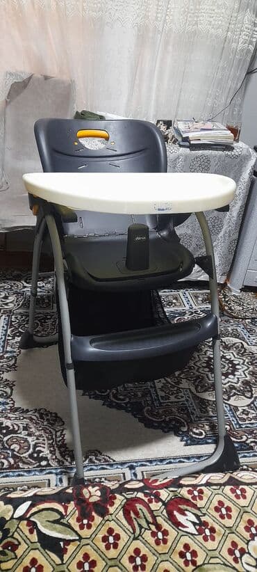 pultlu masın: Uşaq yemək stulu - Brend: Chicco (oturacaqda orijinal logo var) - — 2