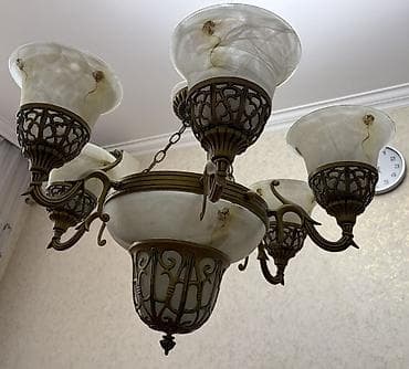 ucuz lüsturlar: Çılçıraq, 6 lampa, Metal — 6