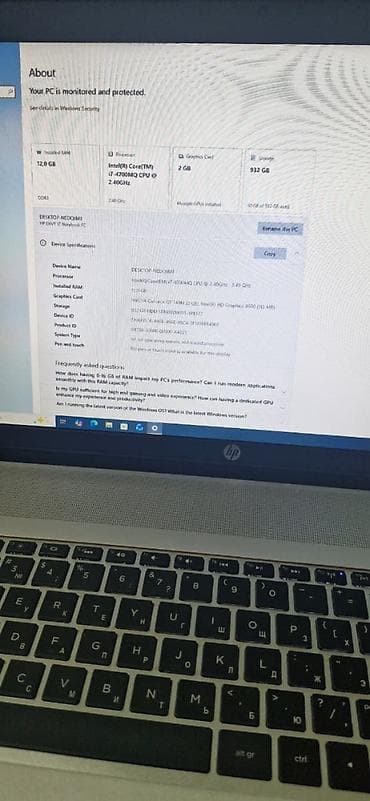 crew 2: İşlənmiş HP Envy, 17 ", Intel Core i7, 1 TB, Ünvandan götürmə, Pulsuz çatdırılma — 9