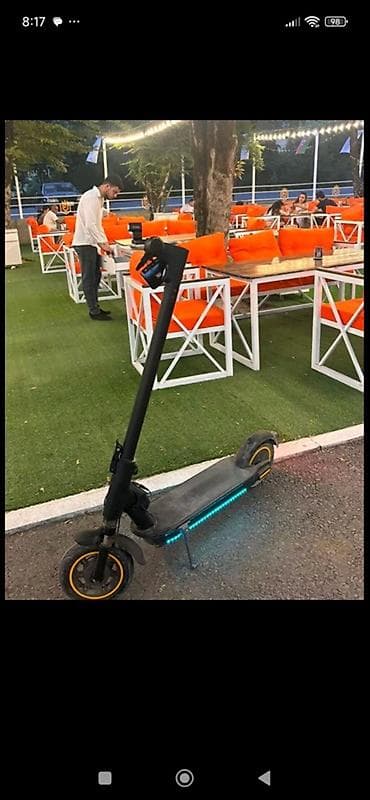 електро самокат: Elektrikli skuter lenzod ninebot max g30 yayda alinib 500-600 km — 4