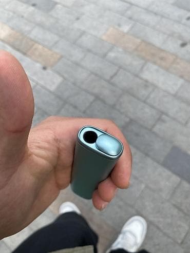 vozol star 40000: IQOS tütün qızdırma cihazı – mavi/yaşılımtıl rəng Materialı mat metal — 2