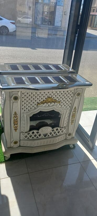 решетка для камина: Kamin Peçi, yanacaq - Qaz — 1