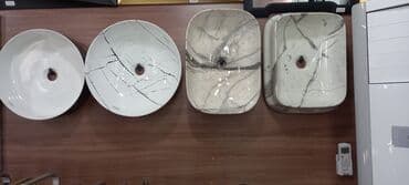 Dörd müxtəlif dizaynda təqdim olunan bu lavabolar, müasir hamam