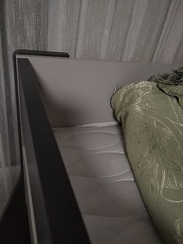 Oğlan və qız üçün, Çarpayı, Matras ilə, Siyirməsiz, MDF — 3