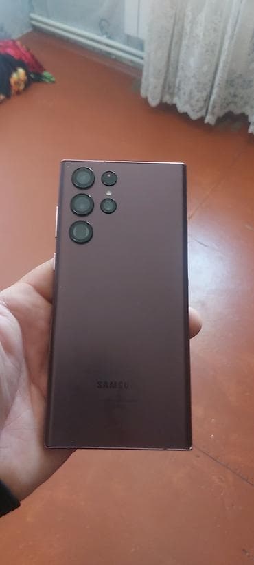 pendir qizardan: Samsung Galaxy S22 Ultra, 256 GB, rəng - Bənövşəyi, Barmaq izi — 3