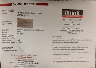 son zeng tort: Su pompası sarjlı iki matorlu yeni məhsuldur. Hər bir evə lazımdır — 3