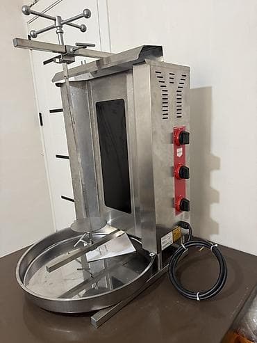 Elektrikli dönər/kebab bişiricisi – paslanmayan poladdan - Şaquli şiş
