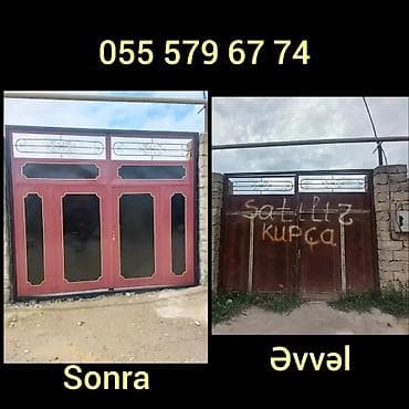 ev darvazalari: 🏠 Darvaza Təmir və Rəngləmə Xidməti! 🖌️ Ev və obyekt darvazalarınızı — 10