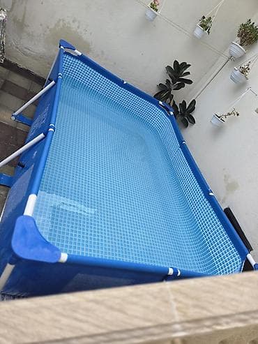 3m маска: Hovuz satılır ! 3m×2m×75sm Hovuz satılır az işlənib hec problemi — 7