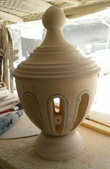 большие горшки для цветов: Bahar və yay çiçəkləri üçün nəzərdə tutulmuş, daşdan hazırlanmış — 22