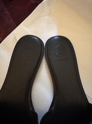 Tərliklər: Tory Burch, оригинал ! Настоящая кожа, черный цвет . 36р-23см — 3