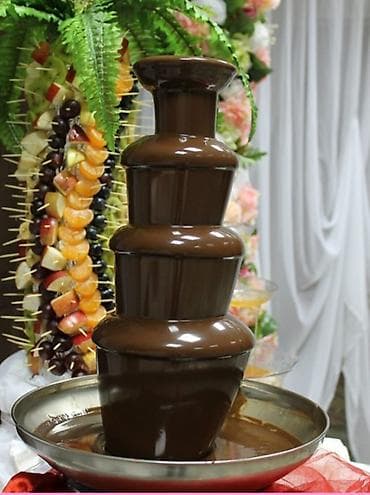 Şokolad fəvvarəsi – tədbirlər və desert masaları üçün ideal aparat