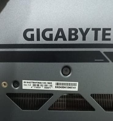 intel core i: Videokart Gigabyte GeForce RTX 4070 Ti, 16 GB, İşlənmiş — 2