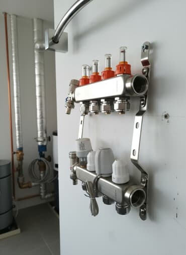 Sənaye dərəcəli döşəmə istilik sistemi üçün kollektor (manifold)