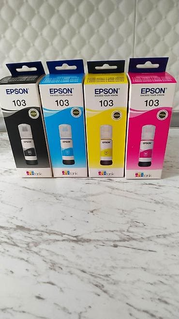 iphone 6 gence: Epson 103 orijinal kartric. Təzədir. (EcoTank/L-series) Rənglər: BK — 1