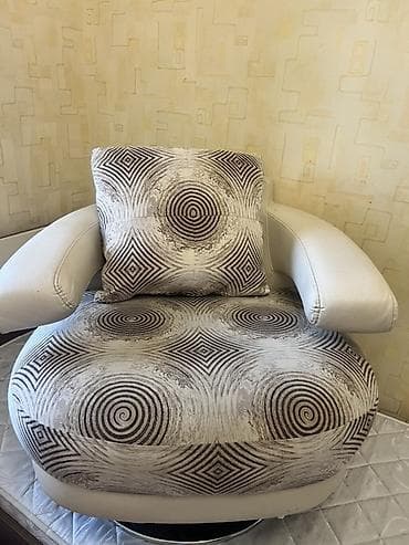 fırlanan stullar: İşlənmiş, Kreslo, Süni dəri, Kredit yoxdur, Çatdırılma yoxdur — 2