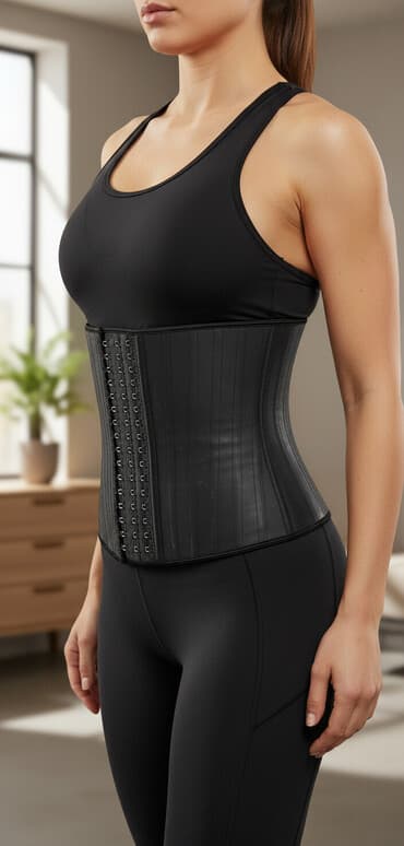 ANN CHERY Qadın ariqladici bel korseti - Rəng: qara - Model: bel