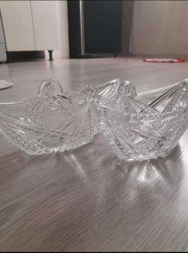 Digər süfrə qabları: Kasalar, 2 ədədli dəst, Xrustal — 1