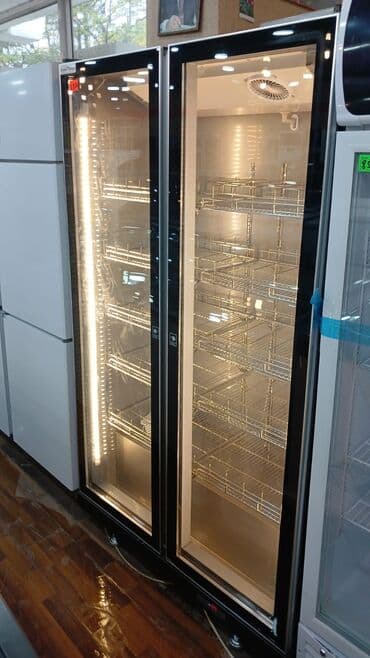 soyuducular ev: İki qapılı vitrin tipli soyuducu - Şüşə ön qapılar: içərini tam — 1