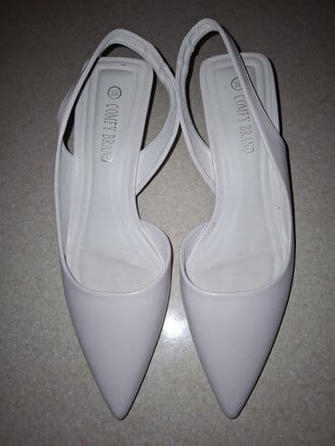 qadın üçün qış zamşa botfortları: Туфли, Размер: 39, цвет - Белый, Б/у — 1