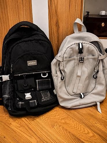 İki ədəd çoxcibli gündəlik bel çantası dəsti. 🎒 Ağ çanta (10 AZN) Ağ — 1