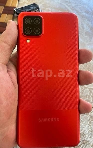 Samsung Galaxy A12, 64 GB, rəng - Qırmızı, İki sim kartlı