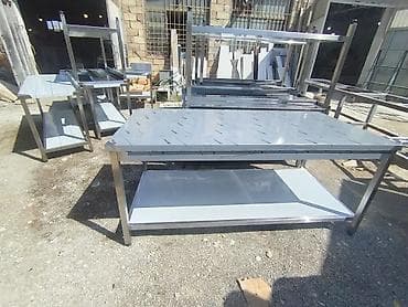 Paslanmayan poladdan peşəkar mətbəx mebeli və iş masaları - Material — 1