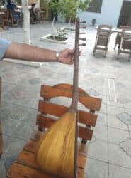 Sintezatorlar: Saz – uzun qol, armud formalı gövdəli, çoxsimli xalq çalğı aləti — 2