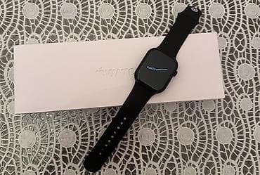 apple watch 10 46: Apple watch 11 46 mm 1ə1 oxşarı Ağıllı saat – qara silikon qayışlı — 2