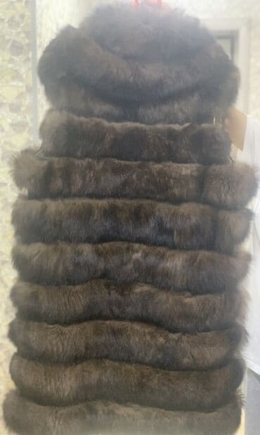 deri jilet: Jilet, 3XL, rəng - Qəhvəyi — 2