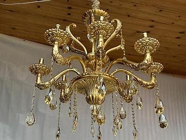 dekor lampalar: Çılçıraq, 8 lampa, Metal — 9