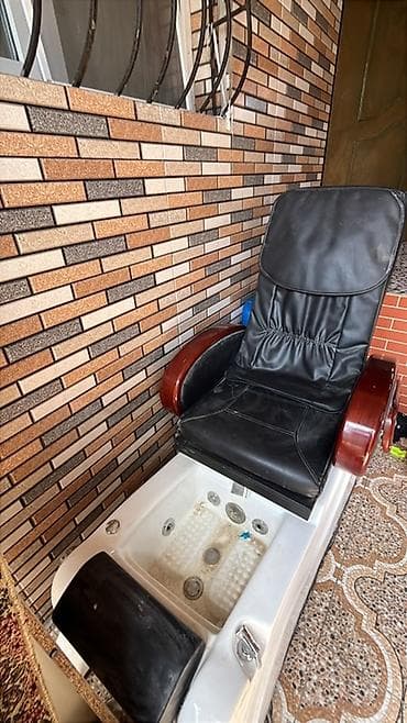 tv 82 ekran: Pedikür spa kreslosu – masajlı oturacaq və hidromassaj vannası bir — 3