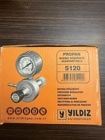 Dekorativ divar panelləri: 🔥 YILDIZ 5120 — Propan Təzyiq Redüktoru (Manometirli) | YENİ | — 2