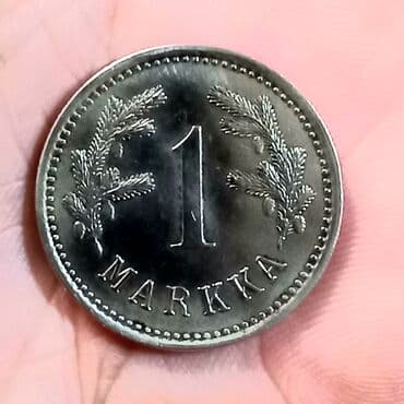 1 sent neçə qəpikdir: Finlandiya 1 Marka 1921 — 1