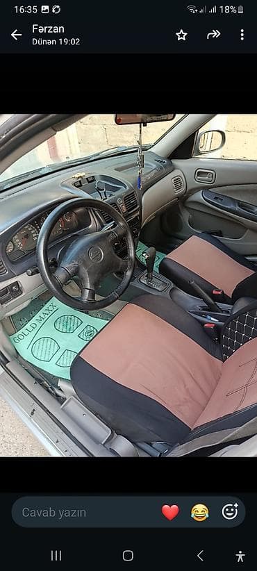 nissan sunny radiator: Nissan Sunny sedan öz adımadı. - Kuzov: sedan, gümüşü rəng - Mühərrik — 6