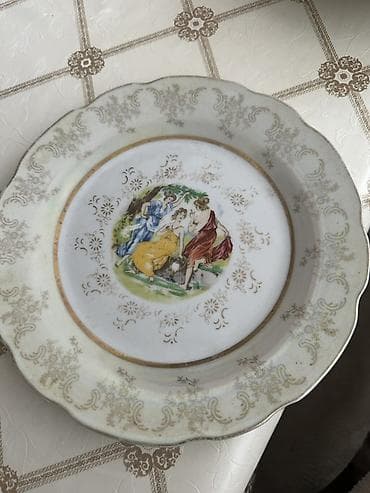 cox gozel sekiller: Boşqablar, 1 əd, rəng - Ağ, Farfor, Çexiya — 1