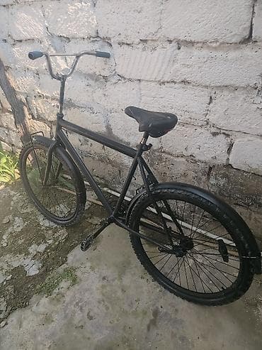 peredok velosiped: Şəhər/kruser tipli velosiped - Rəng: mat qara - Çərçivə: klassik düz — 2