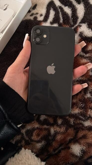 IPhone 11, 64 GB, Qara, Face ID