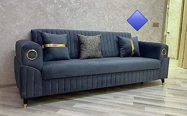 Divan, Açılmayan, Bazasız, Vеlur parça, Çatdırılma yoxdur — 1