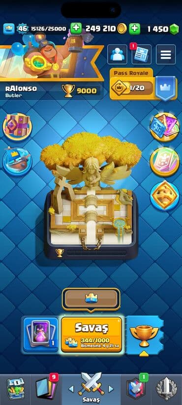 Видеоигры и приставки: Clash Royale Hesabı 9 min kupa,46 svy hesabdır.10 evrim var.Envanteri — 1