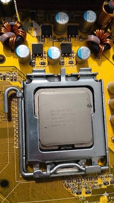 ram ddr 2: ASUS P5KPL əsas plata + Intel Core 2 Quad prosessor + videokart (DVI/ — 3