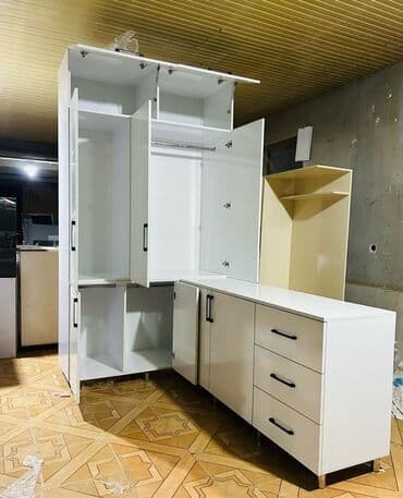 ütü masası şkaflı: Düz dolab, Yataq otağı üçün, Şifonyer, Açılan — 5