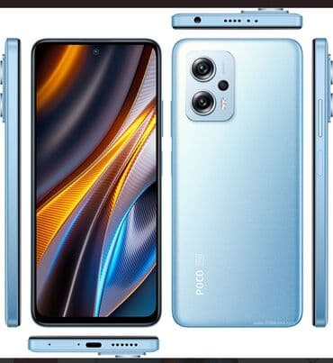 xiaomi 13 pro plus: Poco X4 GT, 256 GB, rəng - Göy, Simsiz şarj — 2