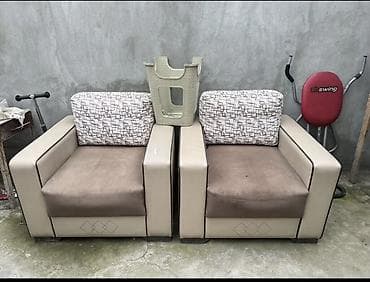 mum: İki ədəd geniş kreslo dəsti - Model: müasir dizaynlı, düz xətlər və — 1