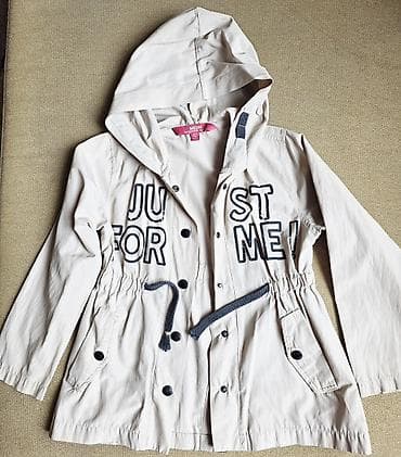 uşaq paltar: Uşaq üçün kapüşonlu nazik kurtka/yağmurluq. 6-7 yaș. - Brend: MDM — 1