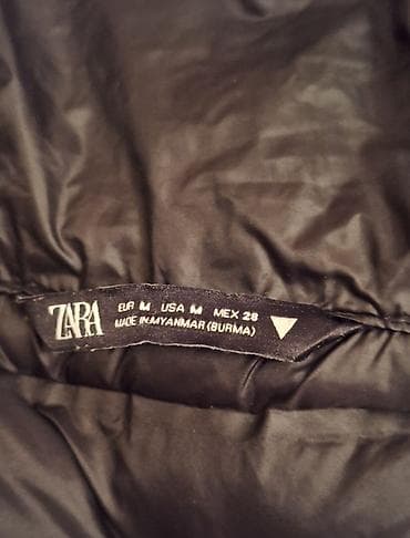 usta geyimi: ZARA gödəkçə - Ölçü: M (EUR M, USA M, MEX 28) - Rəng: qara - Model — 2