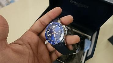 Longines Hydro Conquest mavi dalğıc saatı alan uduzmaz təp təzədi — 4