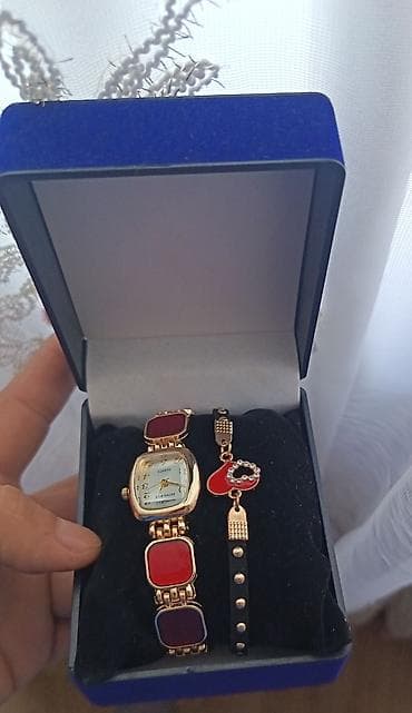 omega qol saatı: Klassik Saat dəsti, rəng - Qızılı — 1